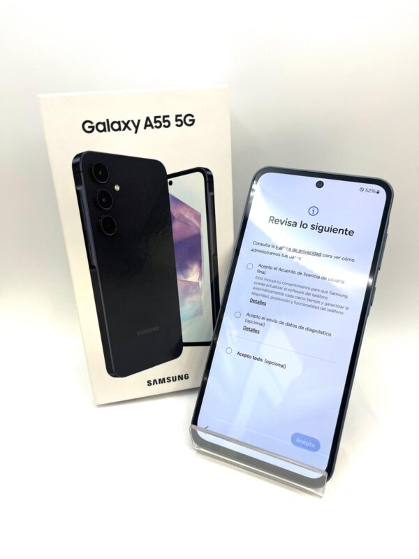 499377 6 MOVIL SAMSUNG GALAXY A55 5G 256GB 8GB RAM GRIS+ CAJA / A ESTRENAR