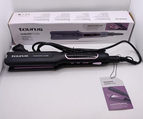 499522 1 PLANCHA DE PELO TAURUS SLIMLOOK 3 CARE + CAJA A ESTRENAR