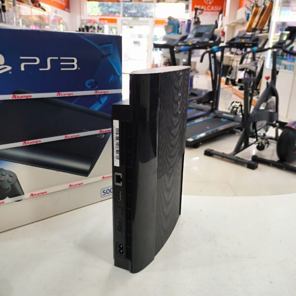 499832 2 scaled CONSOLA SONY PS3 SUPER SLIM 500GB CON CAJA, CABLES Y 2 MANDOS ORIGINALES