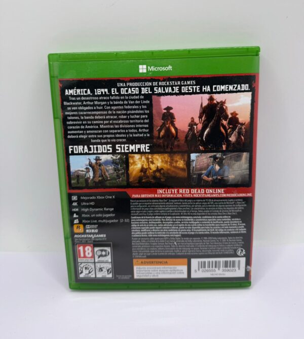 499869 2 VIDEOJUEGO RED DEAD REDEMPTION II XBOX ONE