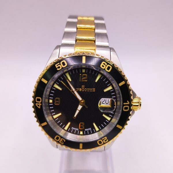 499994 2 scaled RELOJ DE PULSERA LANSCOTTE DORADO Y NEGRO