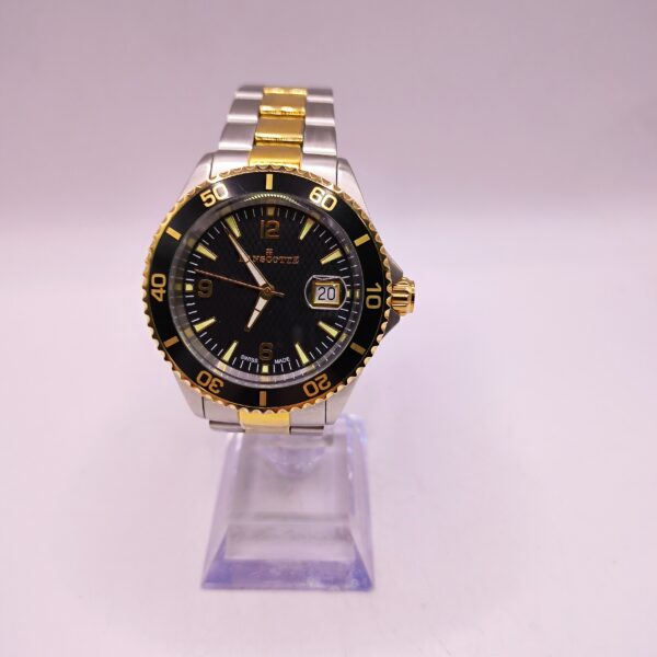 499994 3 scaled RELOJ DE PULSERA LANSCOTTE DORADO Y NEGRO