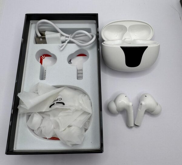 500319 2 AURICULARES BLUETOOTH SAMI AIR BUDS + CAJA + CABLE