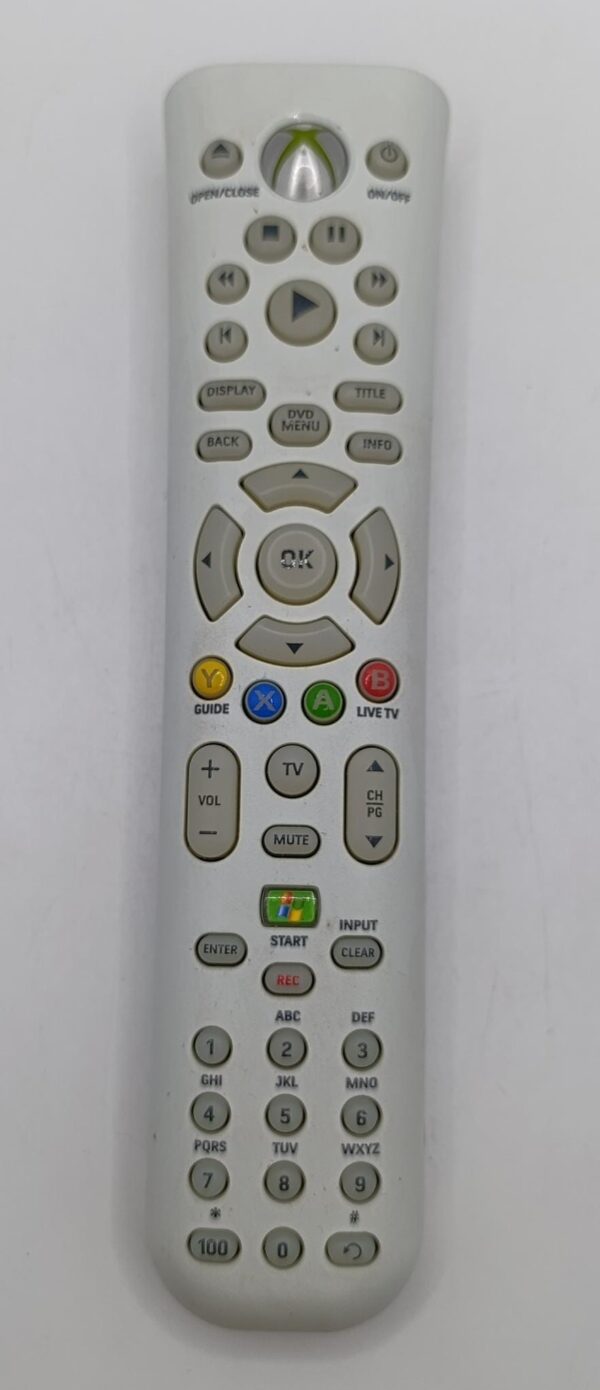 500622 1 MANDO UNIVERSAL MEDIA REMOTE XBOX 360 BLANCO