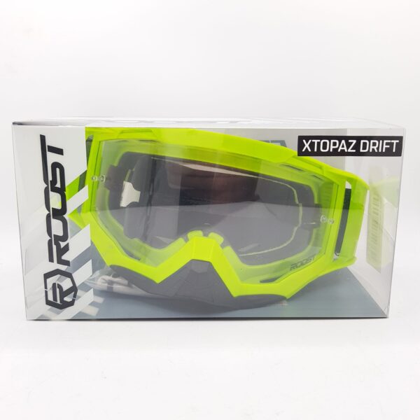 501011 2 GAFAS PROTECTORAS ROOST X-TOPAZ DRIFT BLACK / YELLOW FLUO *A ESTRENAR