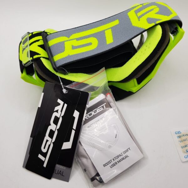 501011 4 GAFAS PROTECTORAS ROOST X-TOPAZ DRIFT BLACK / YELLOW FLUO *A ESTRENAR