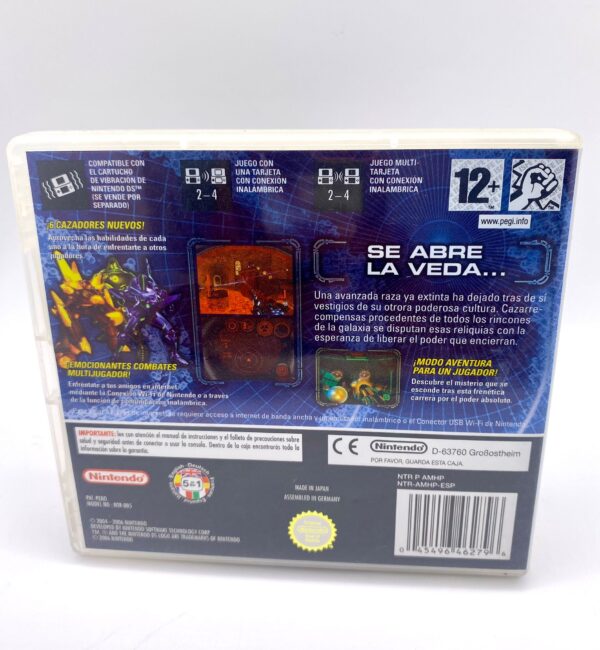 501408 4 VIDEO JUEGO DE NINTENDO DS METROIED PRIME HUNTERS + CAJA