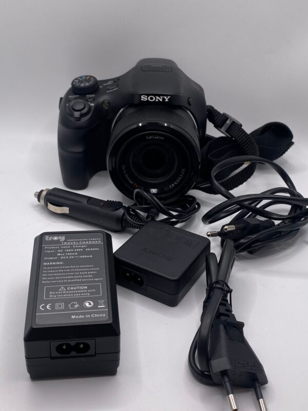 501442 2 CAMARA DIGITAL SONY CYBER-SHOT DSC-HX300 + CARGADOR + BATERIAS + CAJA