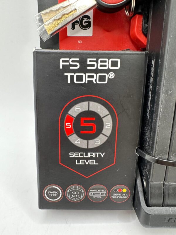 501646 3 CERRADURA PLEGABLE TRELOCK FS 580 TORO 90 CM NIVEL SEGURIDAD 5 A ESTRENAR