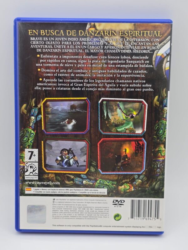 501734 3 VIDEOJUEGO PS2 BRAVE LA BUSQUEDA DE DANZARIN ESPIRITAL