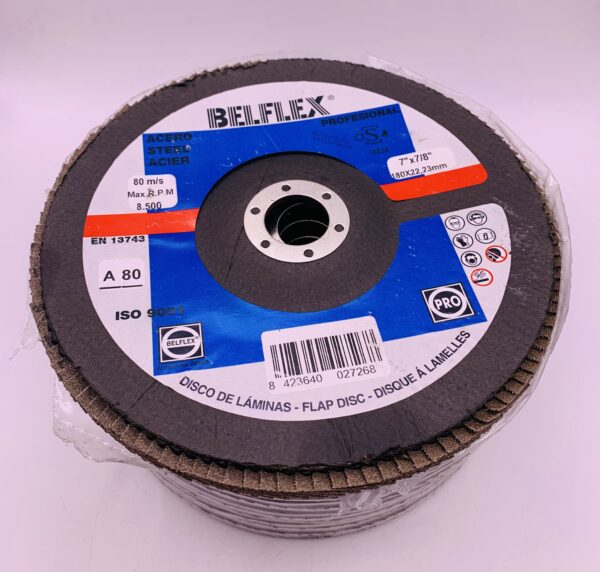 501766 scaled SET DE 9 DISCOS DE PULIR BELFLEX 7"x7/8" *A ESTRENAR*