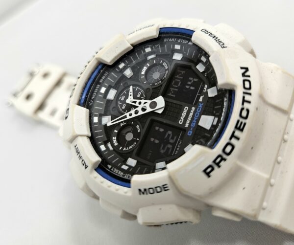 501907 6 scaled RELOJ CASIO GSHOCK GA100B BLANCO