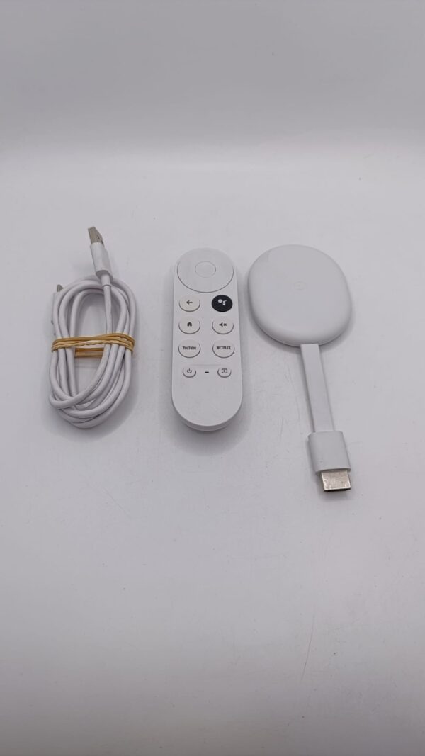 502761 2 DISPOSITIVO GOOGLE CHROMECAST 4 4K + MANDO + CAJA