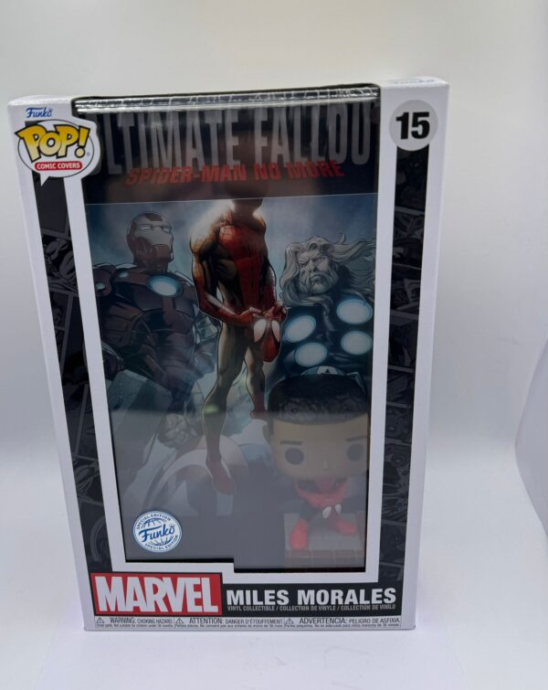 502923 POP COMIC COVERS MILES MORALES 15 *A ESTRENAR*