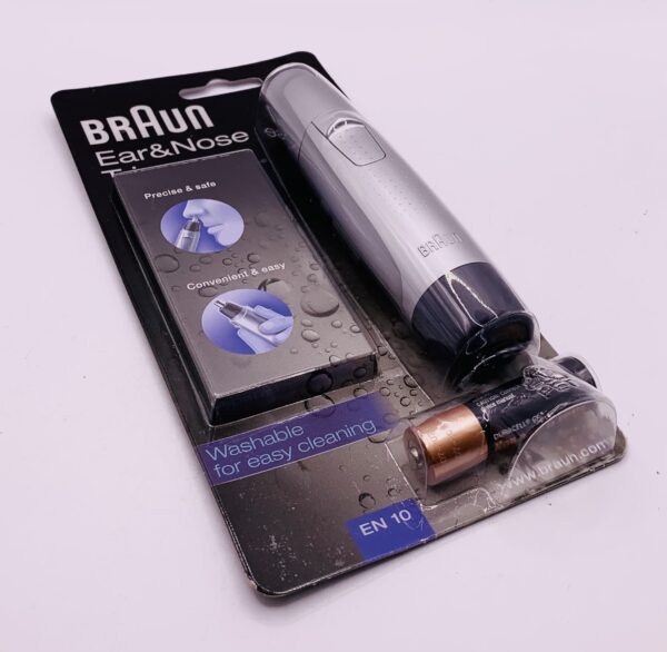 503310 2 CORTAPELOS PARA NARIZ Y OREJAS BRAUN TRIMMER *A ESTRENAR*