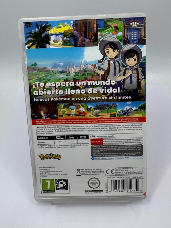 503406 3 VIDEOJUEGO NINTENDO SWITCH POKEMON PURPURA