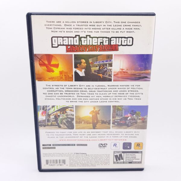 503413 2 VIDEOJUEGO PARA PS2 GRAND THEFT AUTO LIBERTY CITY STORIES (NTSC)