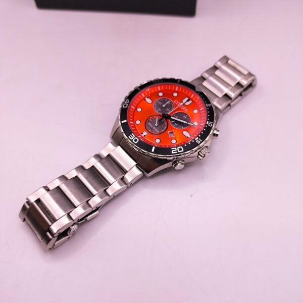 503524 4 scaled RELOJ CITIZEN ECO DRIVE H500-007RK01+ CAJA ESFERA NARANJA CORREA METALICA