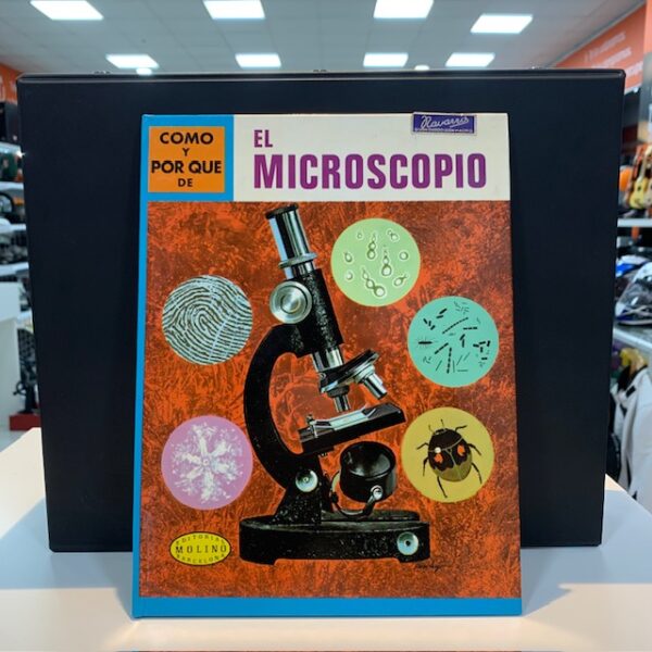 503624 1 MICROSCOPIO + MALETIN + LIBRO