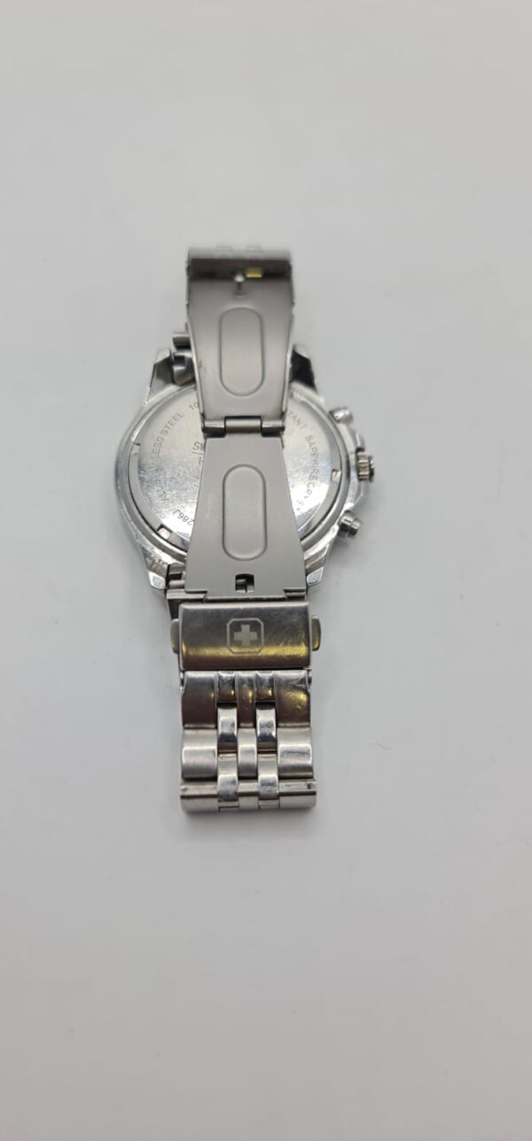 503664 1 RELOJ PULSERA SWISS MILITARY HANOWA ACERO ESFERA NEGRA