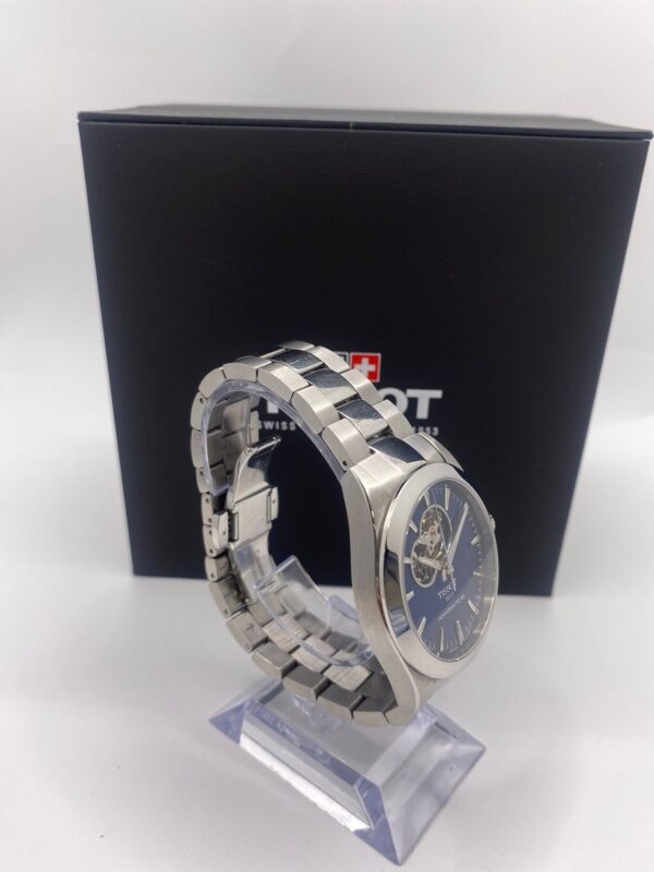 503873 2 RELOJ AUTOMIATICO TISSOT POWERMATIC 80 1853 ESFERA AZUL + CAJA + ESLABONES