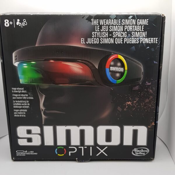 504331 2 JUEGO DE MESA SIMON OPTIX HASBRO + CAJA