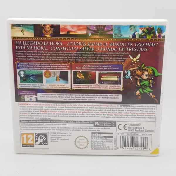 504352 2 VIDEOJUEGO ZELDA MAJORAS MASK 3D PARA 3DS