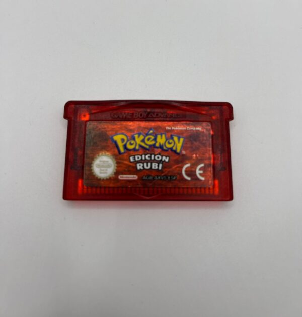 504371 2 JUEGO GAMEBOY POKEMON EDICION RUBI