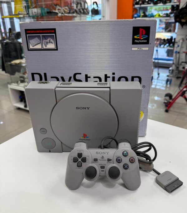 504439 5 scaled CONSOLA SONY PS1 SCPH-7502C + MANDO + CAJA + MANUALES