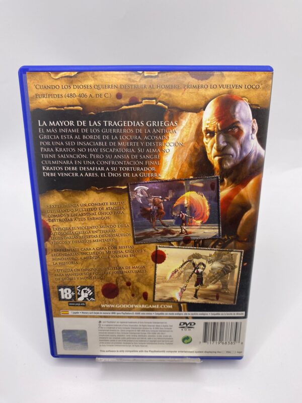 504449 1 VIDEOJUEGO PS2 GOD OF WAR