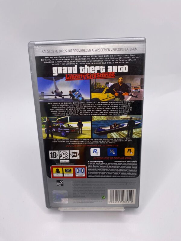 504453 4 VIDEOJUEGO PSP GRAND THEFT AUTO LIBERTY CITY STORIES