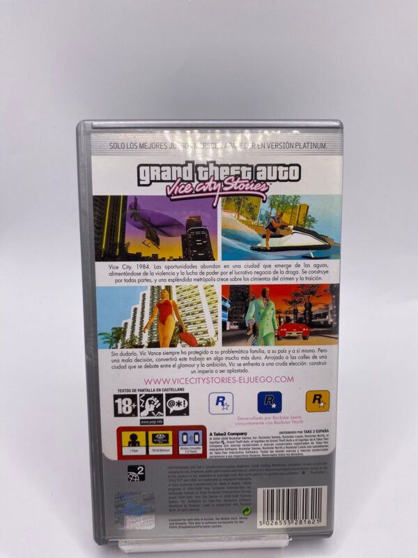 504454 1 VIDEOJUEGO PSP GRAND THEFT AUTO VICE CITY STORIES