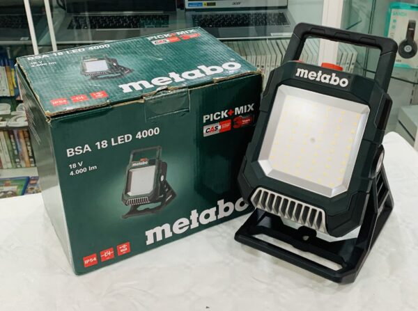 504553 FOCO BATERIA METABO BSA 18 LED4000 + BATERIA + CAJA *A ESTRENAR*