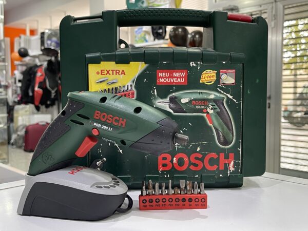 IMG 0823SAMU171024 41 scaled ATORNILLADOR ELECTRICO BOSCH PSR 200LI 7.2 V+ CARGADOR + MALETIN