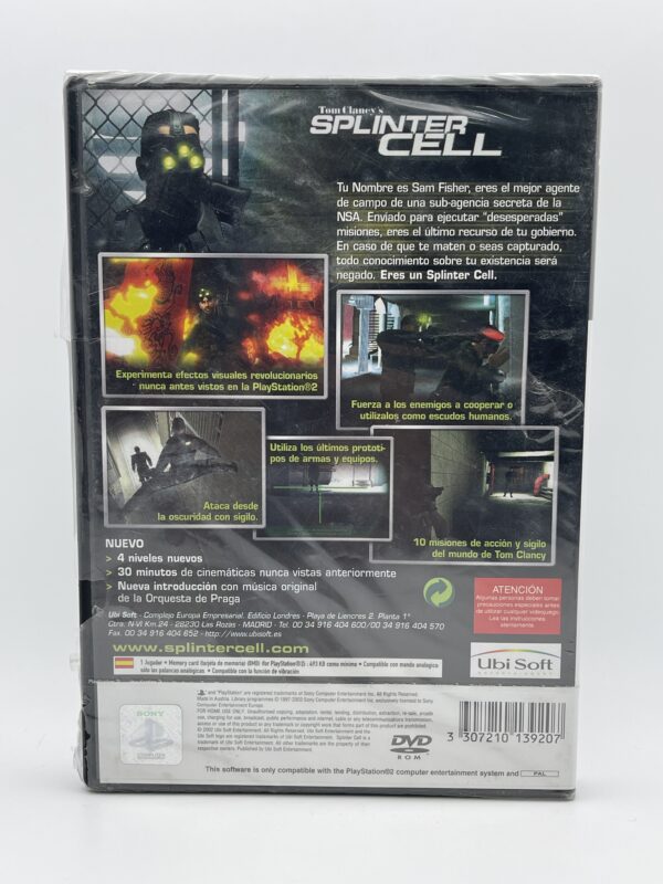 IMG 2096SAMU291024 15 scaled VIDEOJUEGO PS2 SPLINTER CELL PRECINTADO