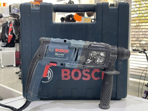 IMG 2268SAMU301024 52 scaled MARTILLO PERFORADOR BOSH GBH 2-20D 650W + MALETIN