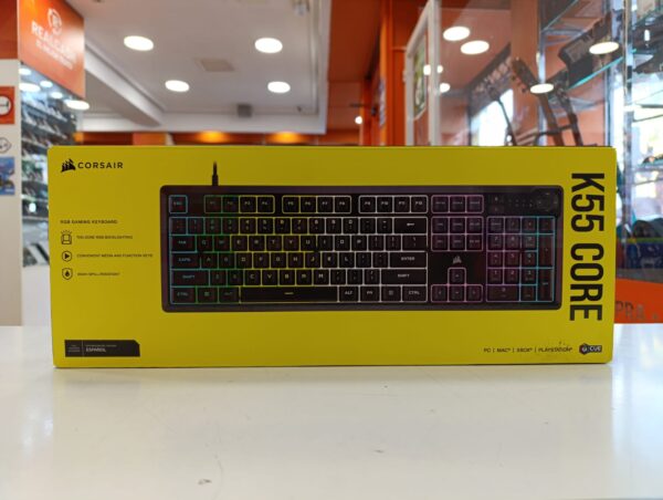 Imagen de WhatsApp 2024 10 04 a las 12.56.19 925e3e62 TECLADO GAMING CORSAIR K55 CORE A ESTRENAR