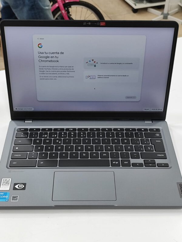 Imagen de WhatsApp 2024 10 07 a las 19.24.28 e5e9c48e PORTATIL LENOVO SLIM 3 CHROME 14IAN8 CHROMEBOOK PLUS/8GB RAM/256GB/14" *A ESTRENAR*