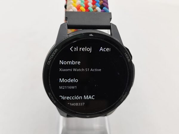 Imagen de WhatsApp 2024 10 08 a las 12.55.00 aa041d20 SMARTWATCH XIAOMI WATCH S1 ACTIVE + CARGADOR