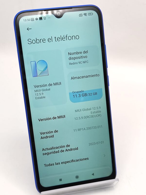 Imagen de WhatsApp 2024 10 11 a las 13.52.22 cd86a27c MOVIL REDMI 9C NFC 32GB/2GB RAM AZUL + CAJA