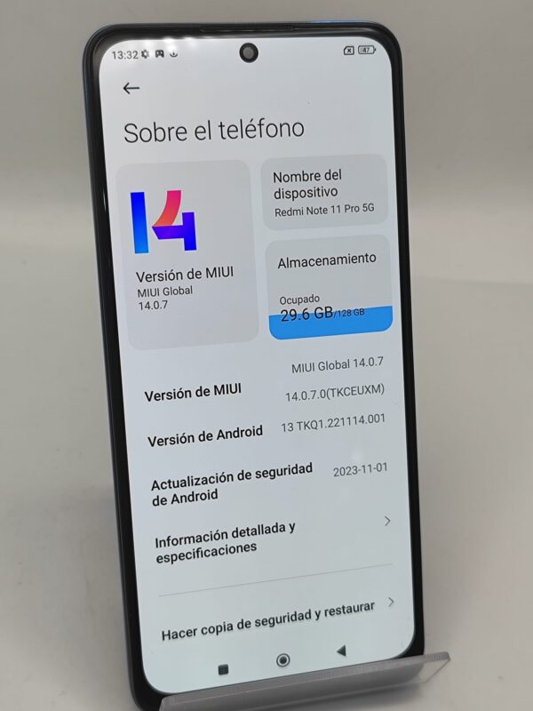 Imagen de WhatsApp 2024 10 15 a las 12.20.15 d109ed1f MÓVIL REDMI NOTE 11 PRO 5G 128GB AZUL