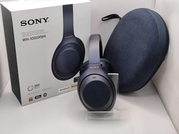 Imagen de WhatsApp 2024 10 31 a las 17.03.24 3b4599c6 AURICULARES INALAMBRICOS SONY WH-1000XM4 AZUL MARINO + CAJA + ACC