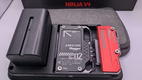 U474136 4 MONITOR DE VIDEO NINJA V+ + DISCO DE 2TB + CARGADOR + CAJA