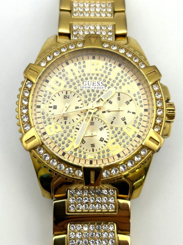 06 U509082 1 RELOJ GUESS FRONTIER W079962 DORADO