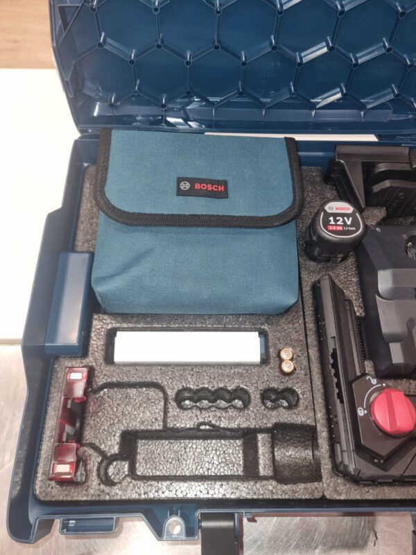 08 U506787 2 NIVEL LASER BOSCH PROFESSIONAL GLL 3-80 C0 A BATERIA + ACC + CAJA *A ESTRENAR*