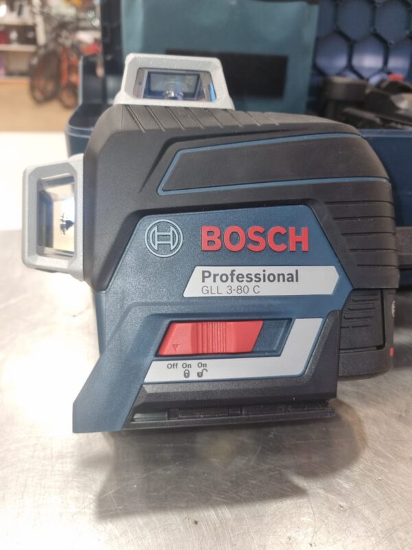 08 U506787 4 NIVEL LASER BOSCH PROFESSIONAL GLL 3-80 C0 A BATERIA + ACC + CAJA *A ESTRENAR*