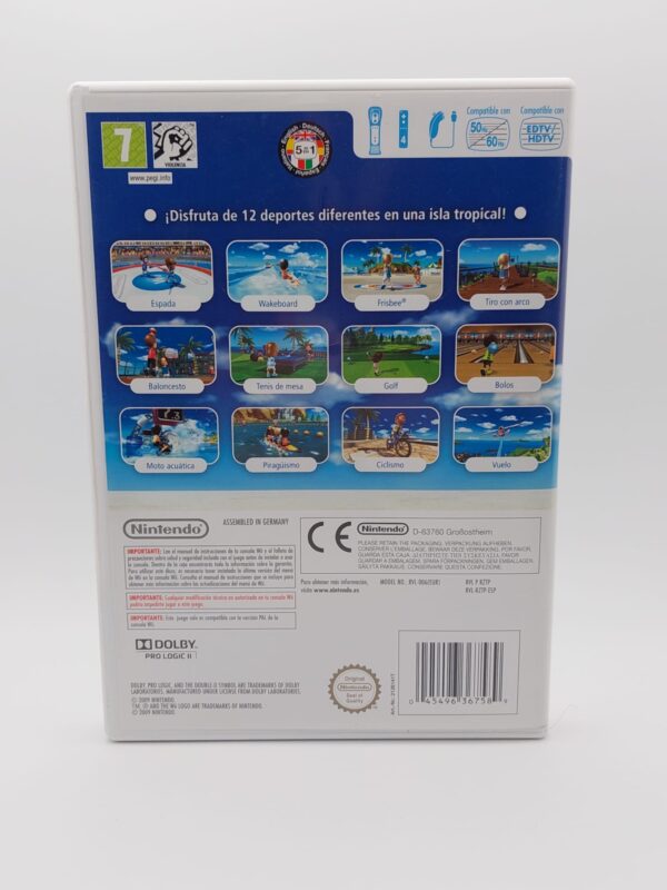 14 U507397 3 VIDEOJUEGO NINTENDO WII WIISPORTS RESORT