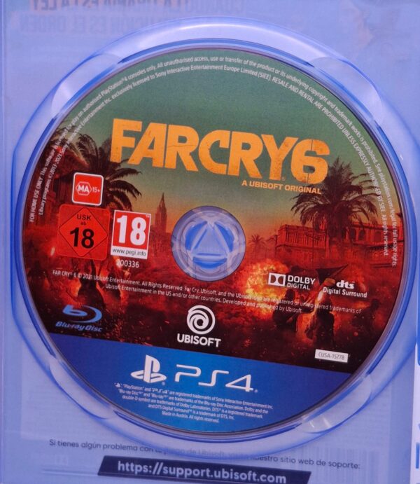 15 U505245 5 VIDEOJUEGO FARCRY 6 PS4