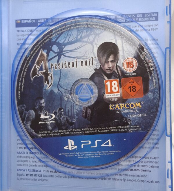 15 u483365 1 VIDEOJUEGO RESIDENT EVIL 4 PS4