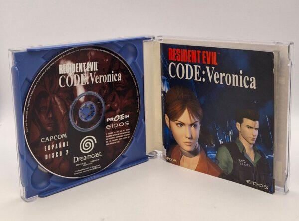 15 u505560 1 VIDEOJUEGO DREAMCAST RESIDENT EVIL CODE: VERONICA + MANUAL